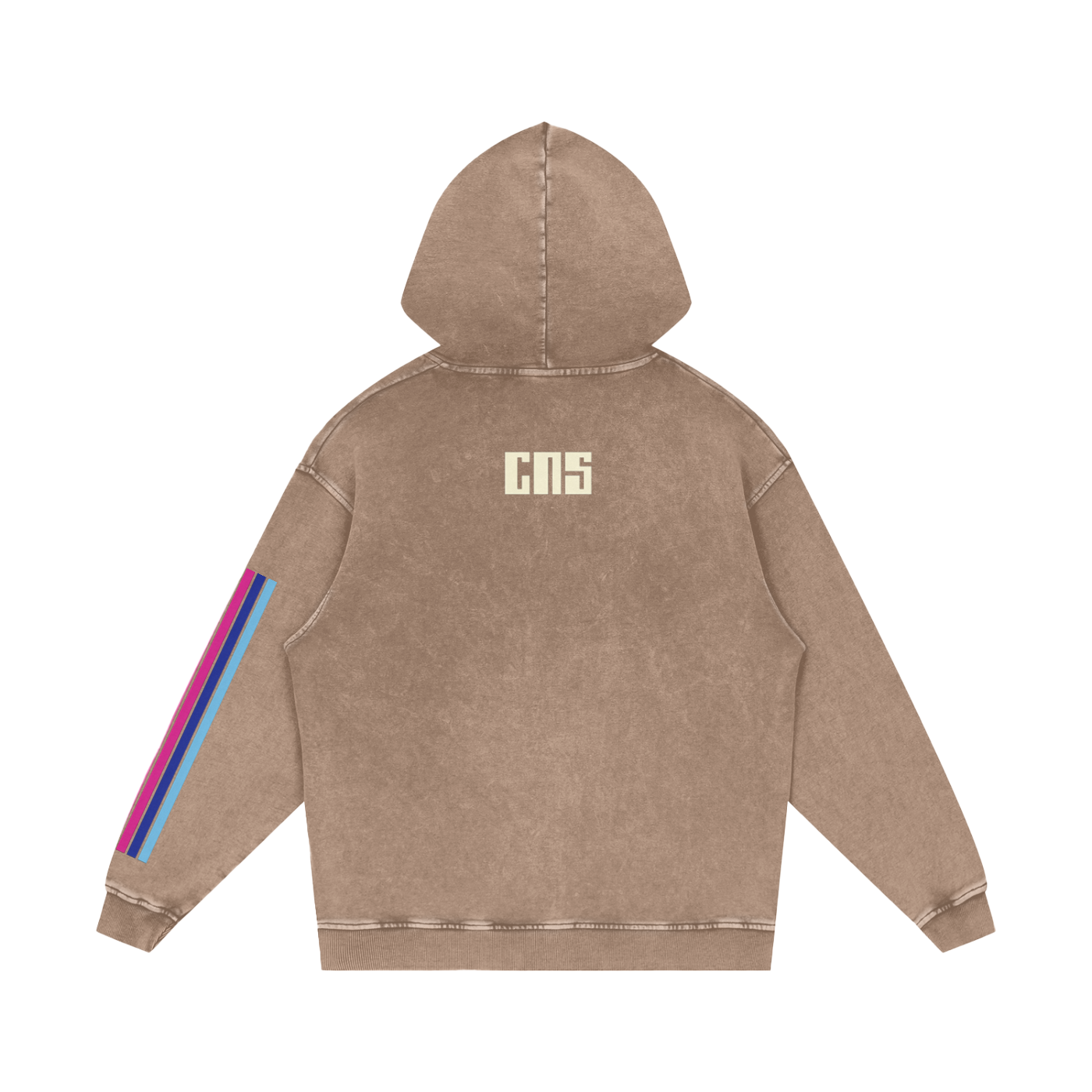Snow Washed Loose Cotton Hoodie