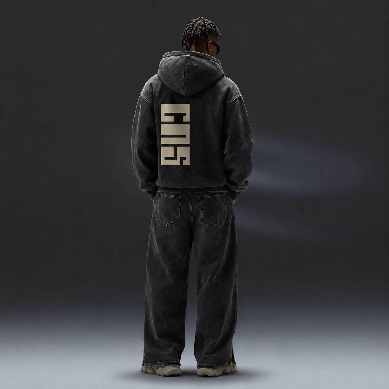 CNS - Zip-Through Boxy Fleece Hoodie