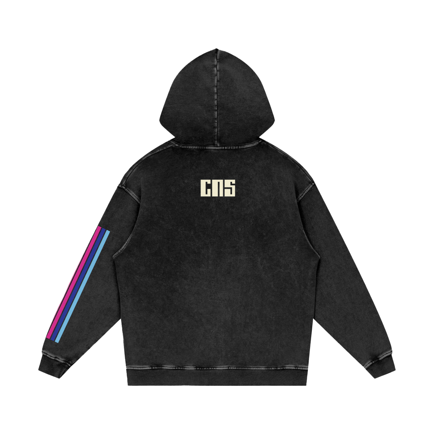 Snow Washed Loose Cotton Hoodie
