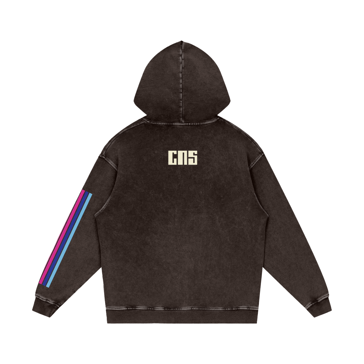 Snow Washed Loose Cotton Hoodie